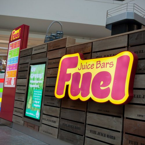 Fuel Juice Bars - Illuminated Sign